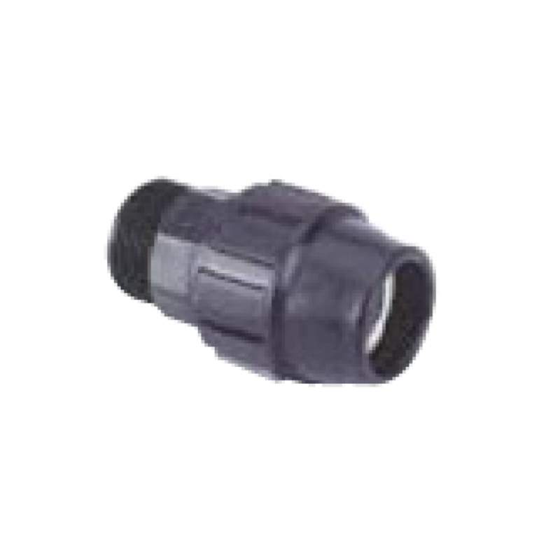 ENLACE ROSCA MACHO POLIETILENO (PE) D. 75-2-1/2