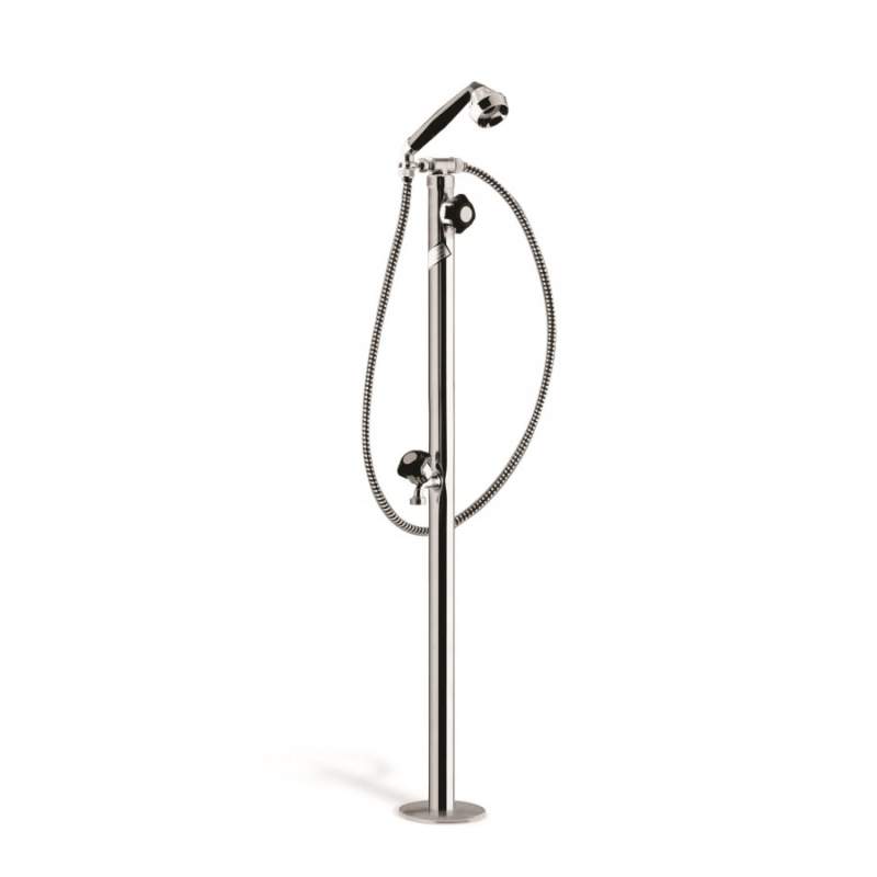 DUCHA INOX. CON TELEFONO Y LAVAPIES 00099