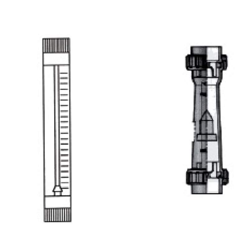 ROTAMETRO F.C. D.20MM. 5- 50 L/H