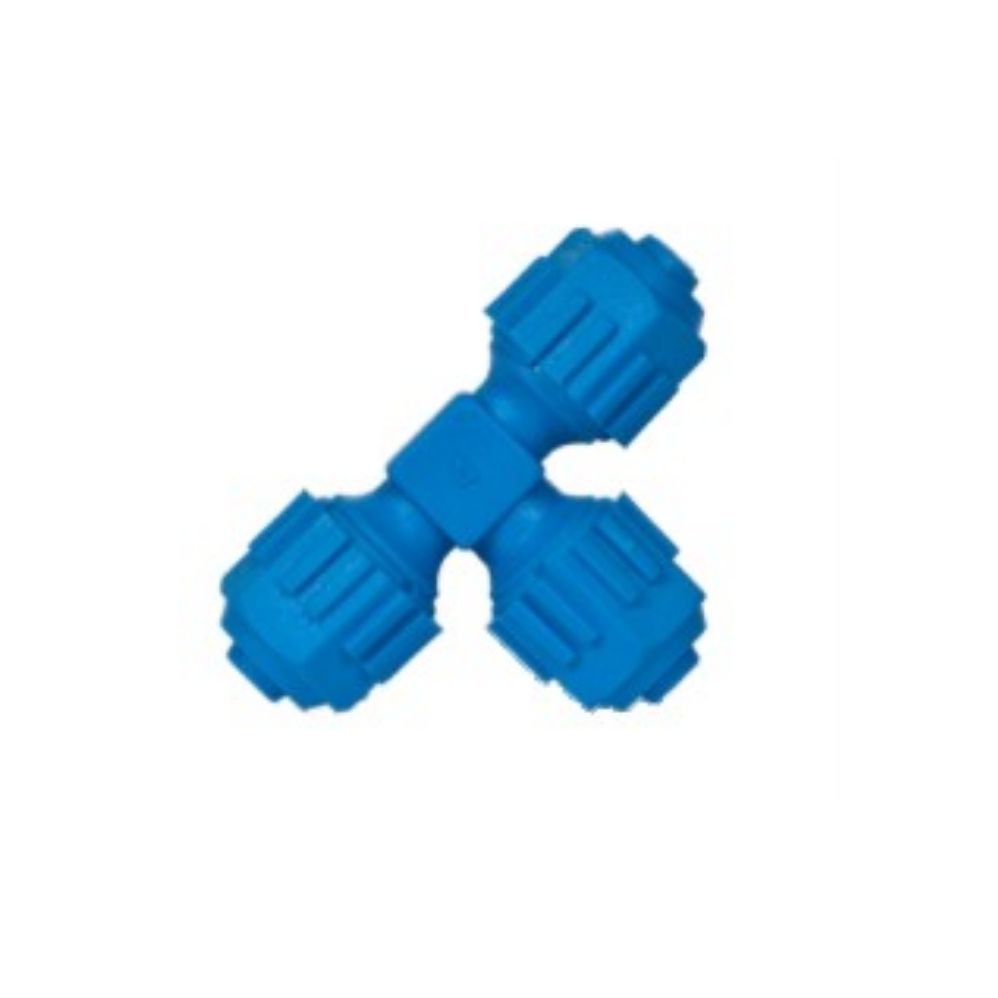 TEE IGUAL DE 3 VIAS TEFEN 6 X 6 X 6 MM.