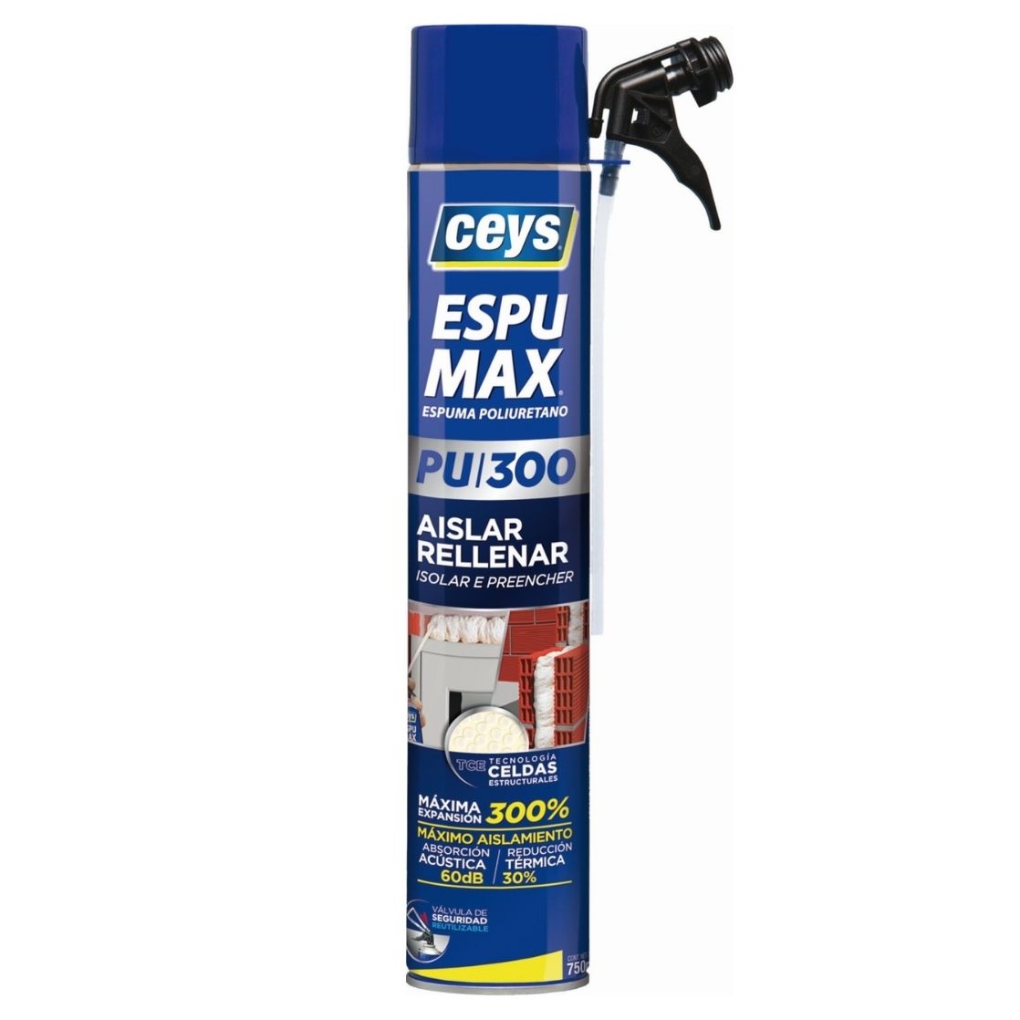 ESPUMAX AISLAMIENTO CÁNULA 750 ML