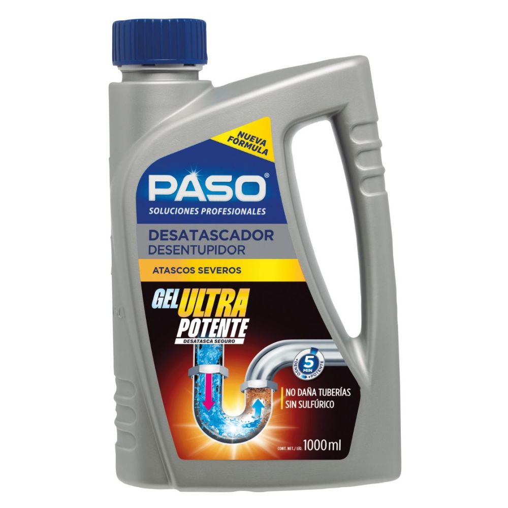 PASO DESATASCADOR GEL PROF BOT 1L