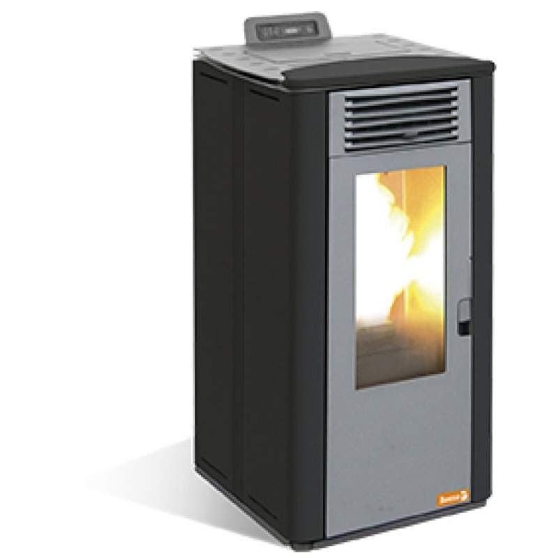 FOGÃO BAEZA TERRA 7KW. FERRO FUNDIDO PRETO