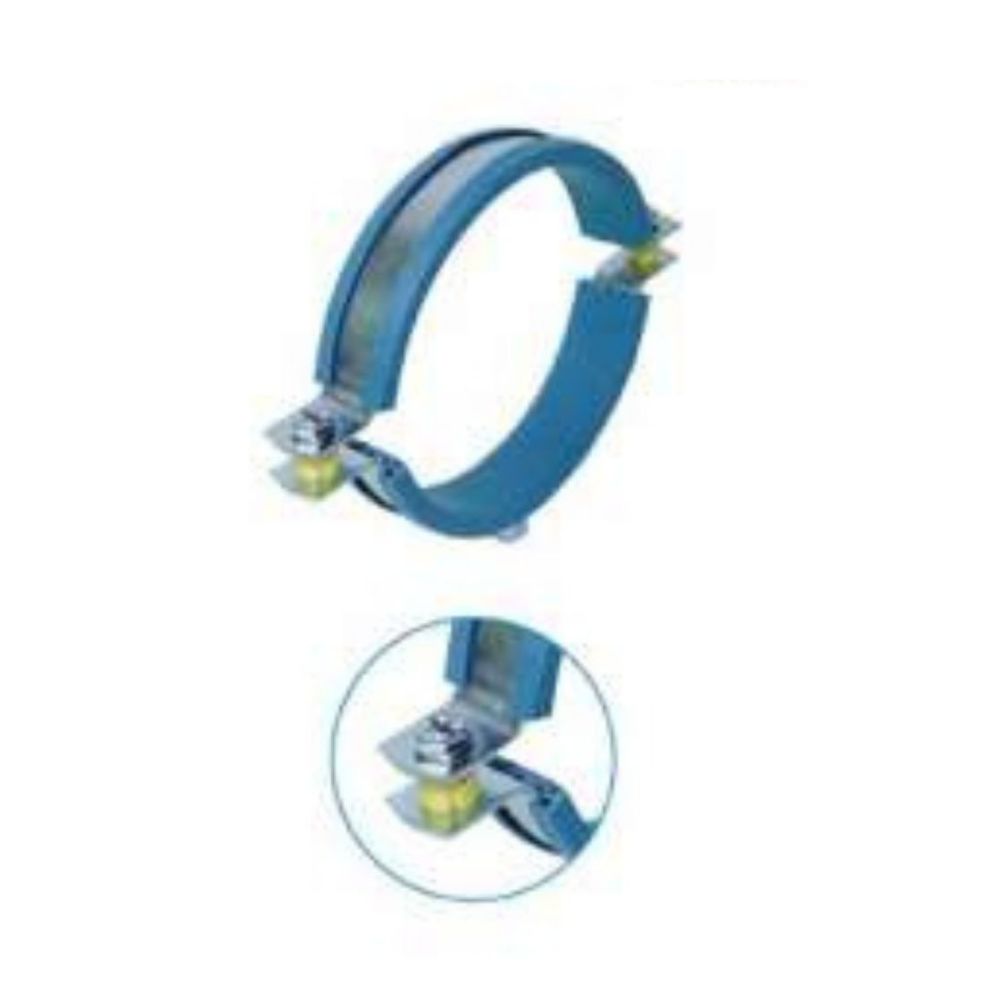 GRAMPO ISOFÔNICO PARA TUBO PP R D.50MM. EPDM AZUL M 8/10
