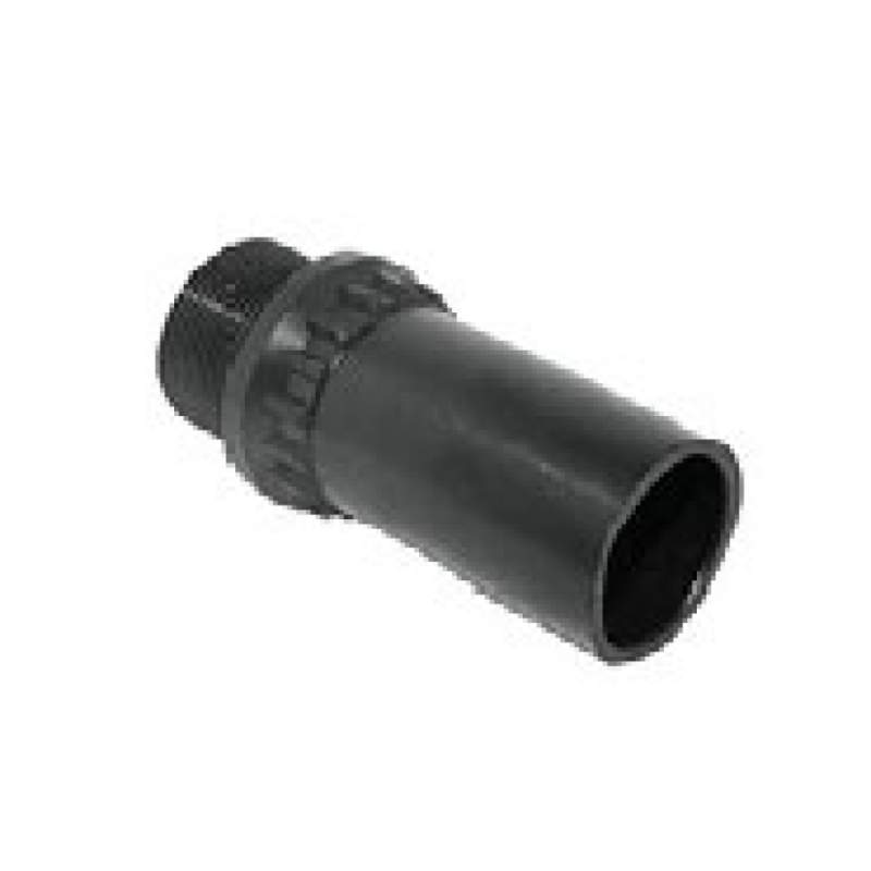 TRANSICIÓN R/M PLÁSTICA(PE)PARA S. TOPE/SOCKET D.40-1,1/4