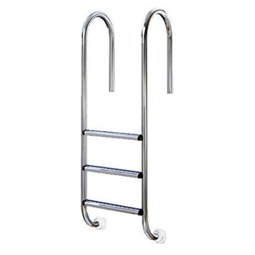 ESCADA DE PAREDE 3 DEGRAUS ELETROPOLIDA AISI 316