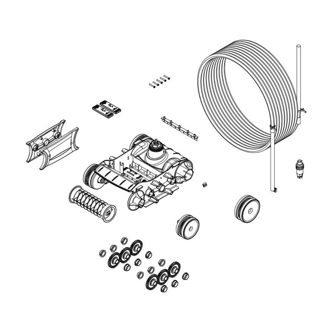 BLOQUE DE TRACCION COMPLETO (MOTOR+CABLE)R0767400 VORTEX PRO