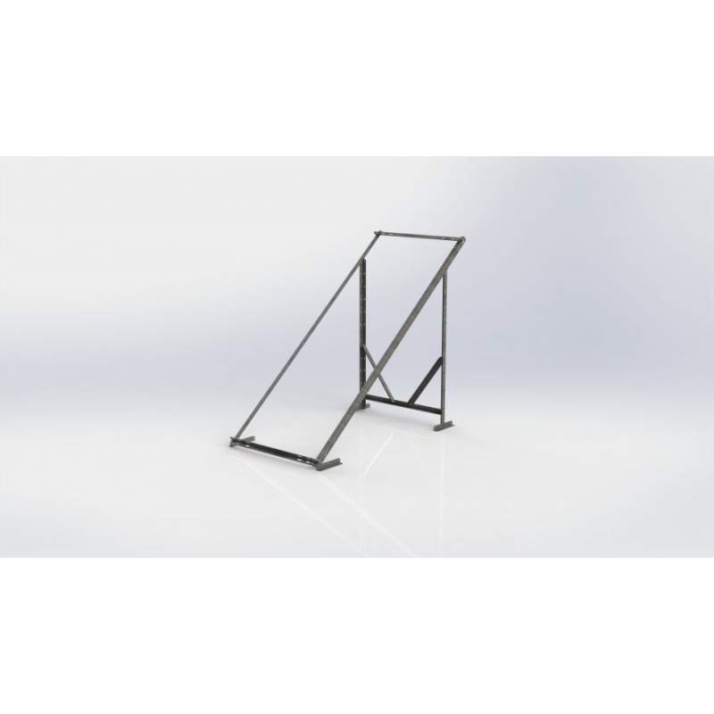 Estrutura de suporte galvanizada para 1 coletor Thermiko CT2.0/2.5