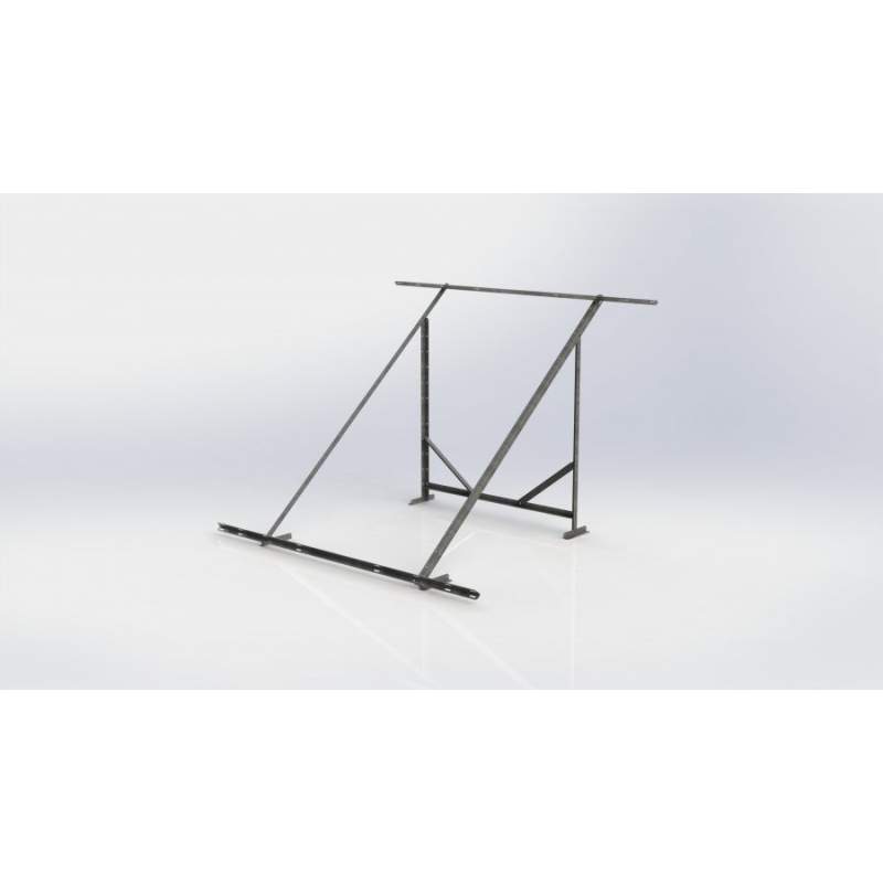 Estrutura de suporte galvanizada para 2 coletores Thermiko CT 2.5