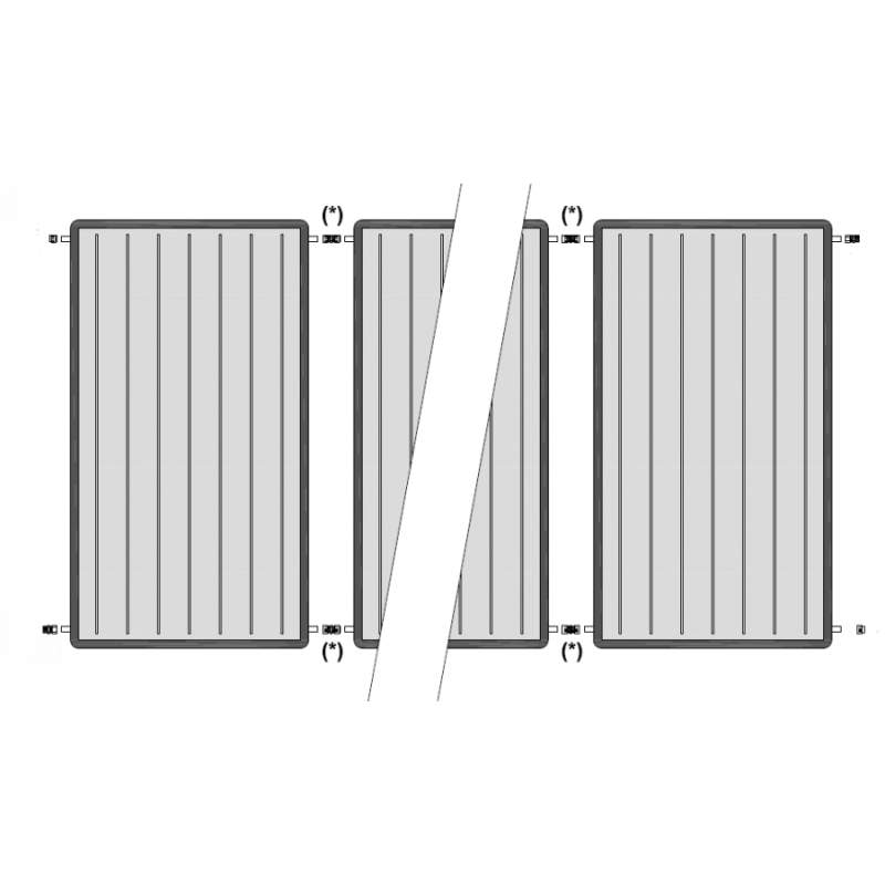 Kit de união BÁSICO: conexão de bateria de 3 pinos. Termiko CT