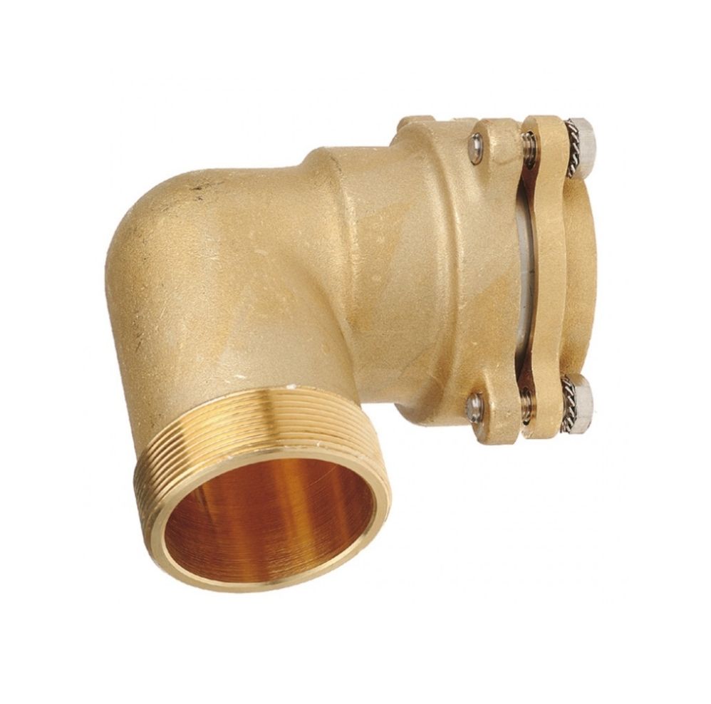 CODO R.MACHO PARA TUBERÍA DE PE APRIETE TORNILLO 90-3"