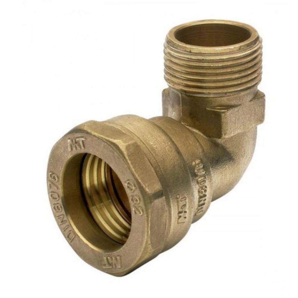 R.COTOVELO MACHO PARA TUBO PE - PORCA INTERNA 63-2