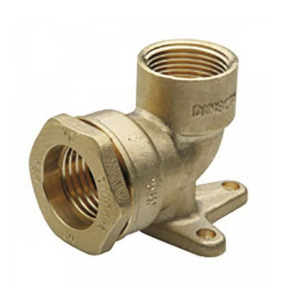 CODO CON BASE R.H PARA TUBERÍA DE PE-TUERCA INTERIOR 32-1