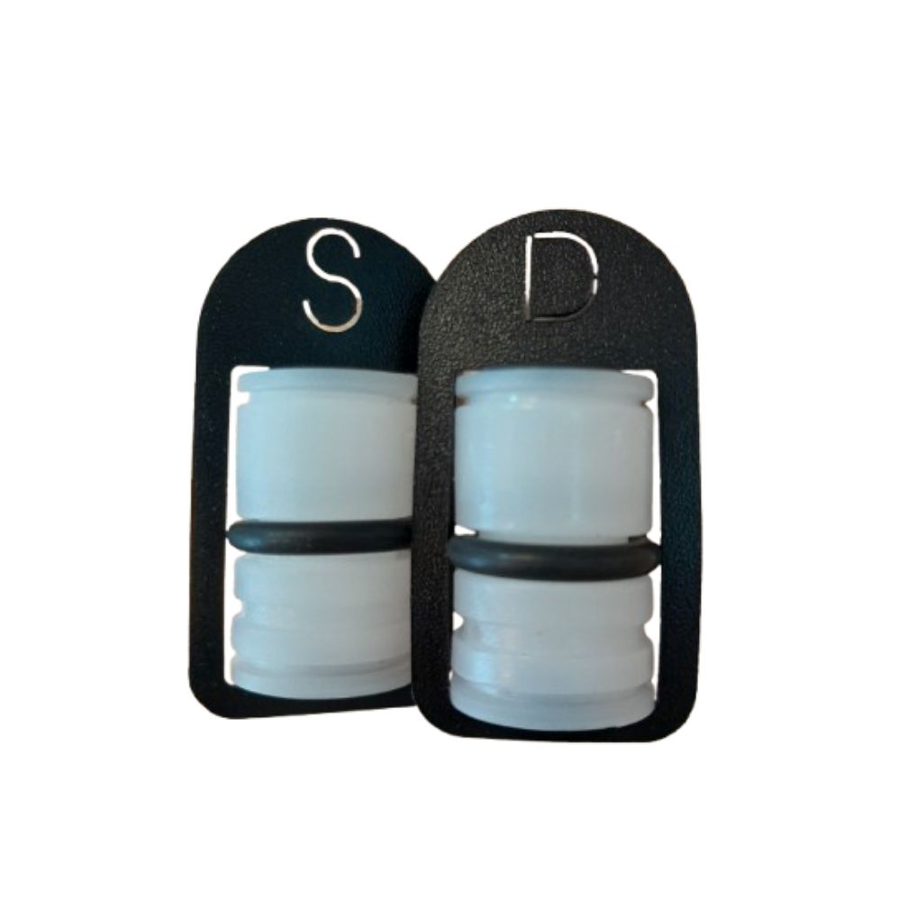 JUEGO DE VÁLVULAS ASPIRACION E IMPULSIÓN BOMBAS 5 Y 10 L/H