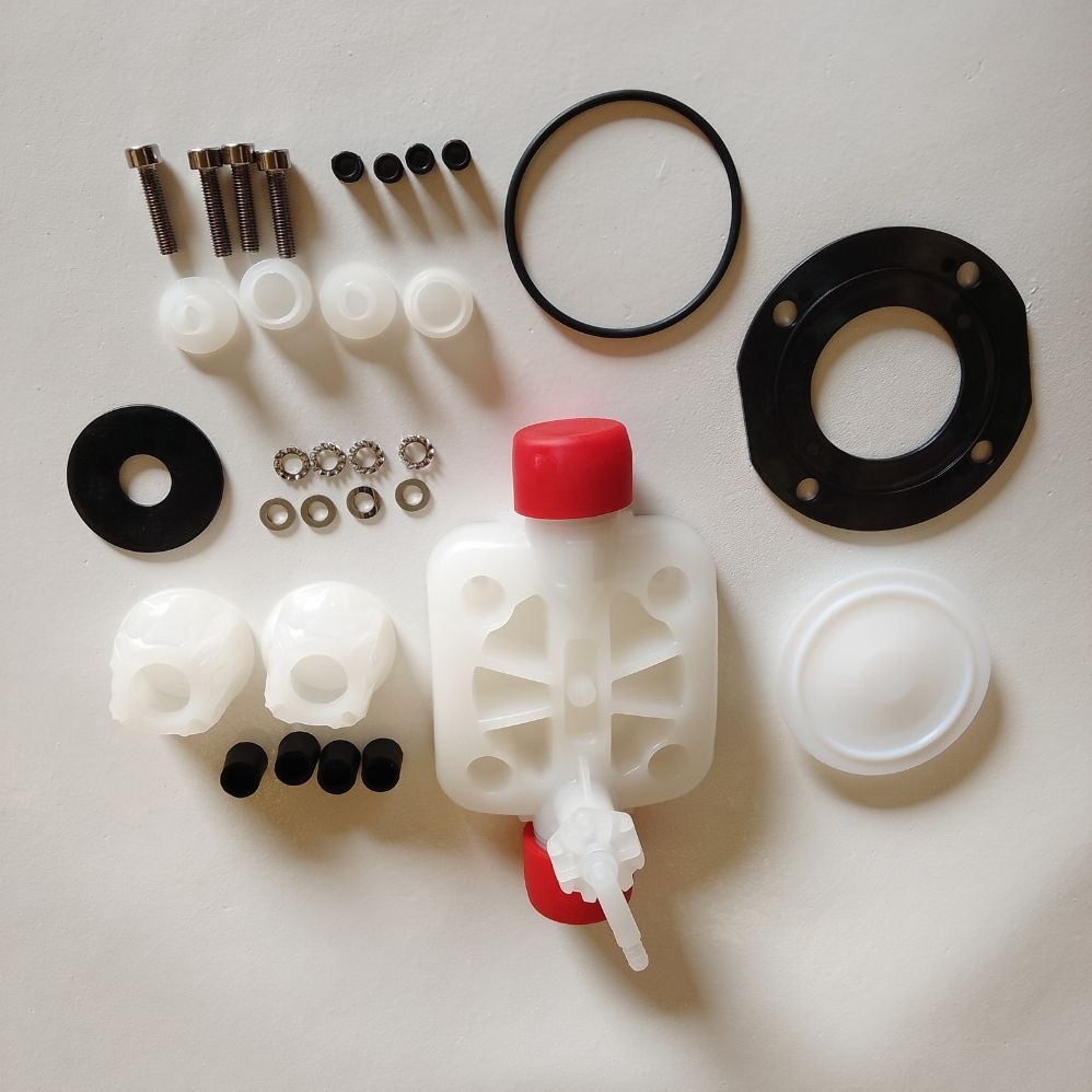 CABEZAL COMPLETO (PVDF/VITON/CERAMICA) BOMBA 35 L/H