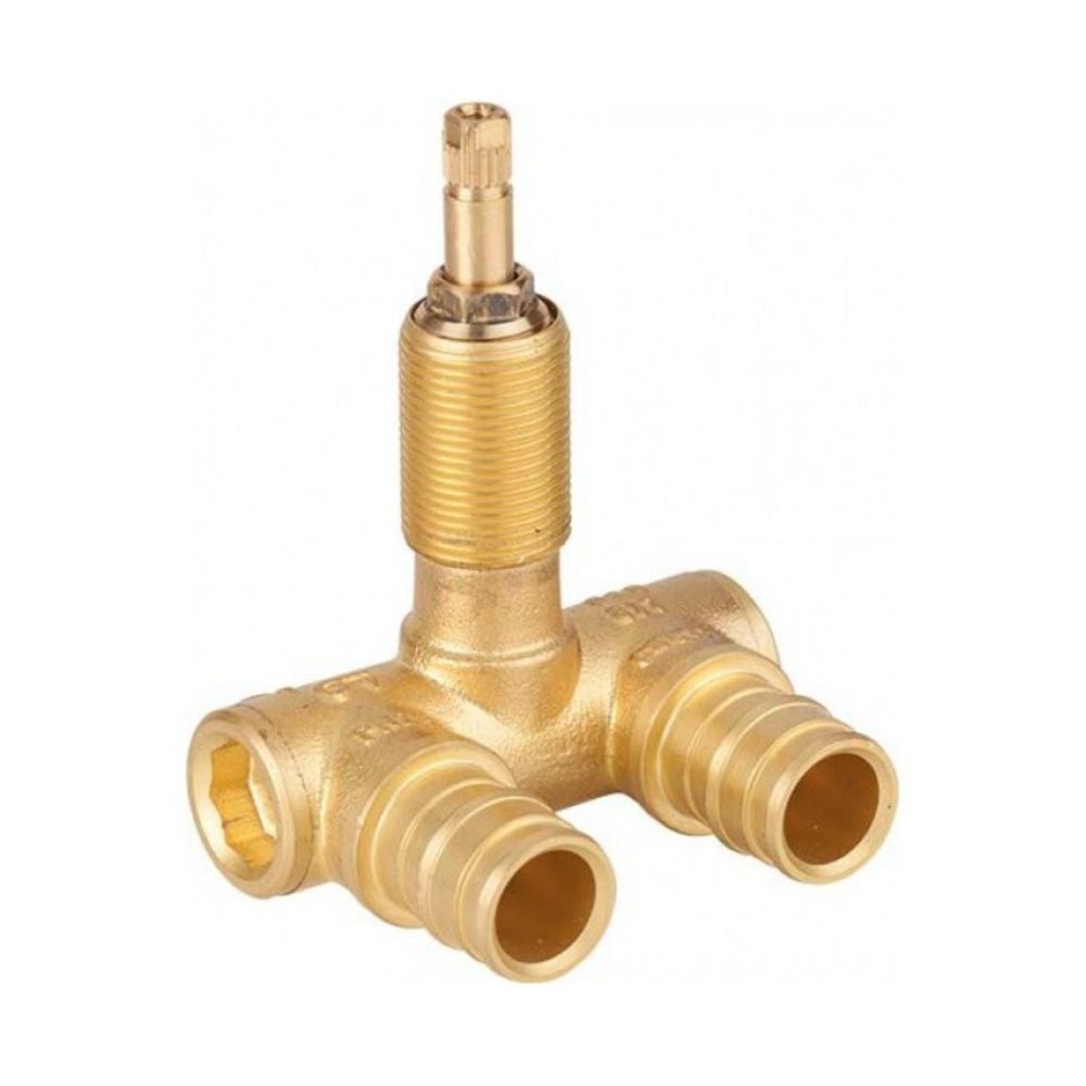VALVULA LATON EN U D. 25 (e2,3)PARA SISTEMA DE EXPANSION PEX