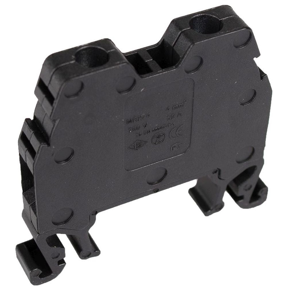 BORNE PERFIN DIN 1,5 MM2 NEGRO