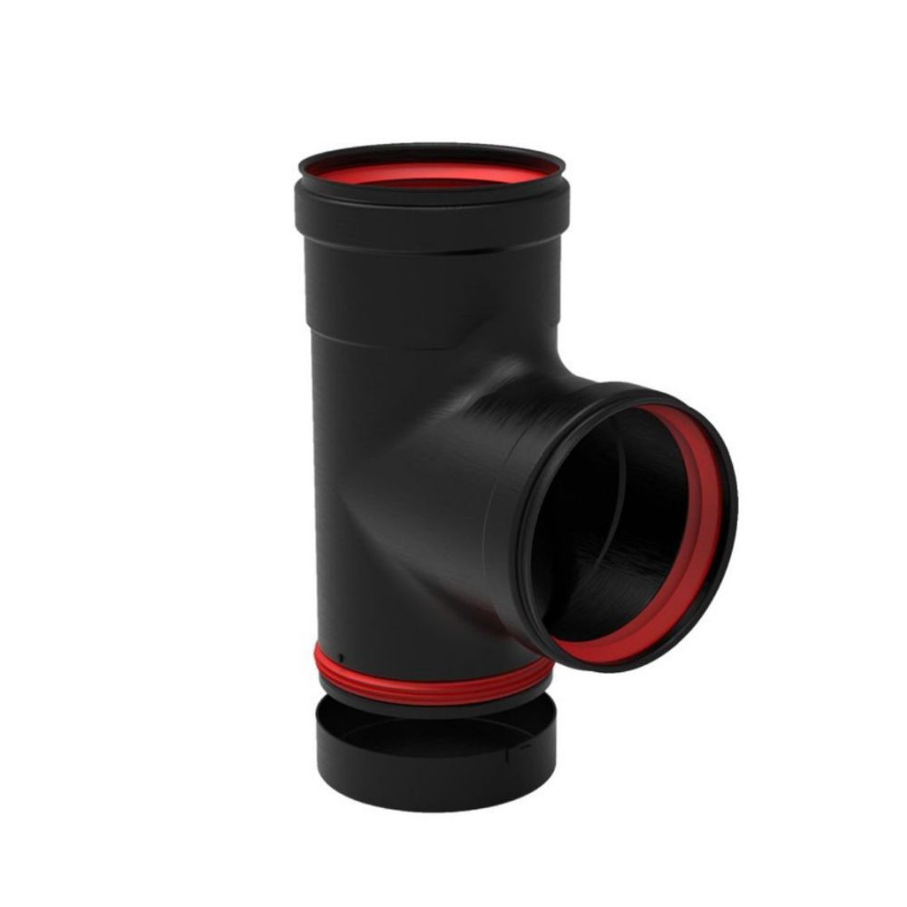 TE RECOGE HOLLÍN NEGRO M-H ACERO VITRIFICADO - DIAMETRO 80MM