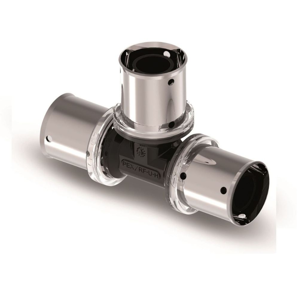PE X UNION TEE EM PPSU D.16 PARA TUBO DE 1,8 MM DE ESPESSURA