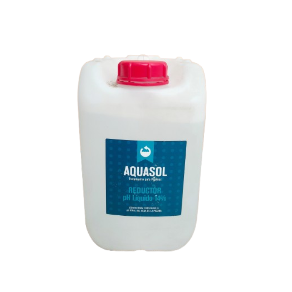 AQUASOL REUCTOR PH LIQUIDO 14% ENVASE DE 10 L
