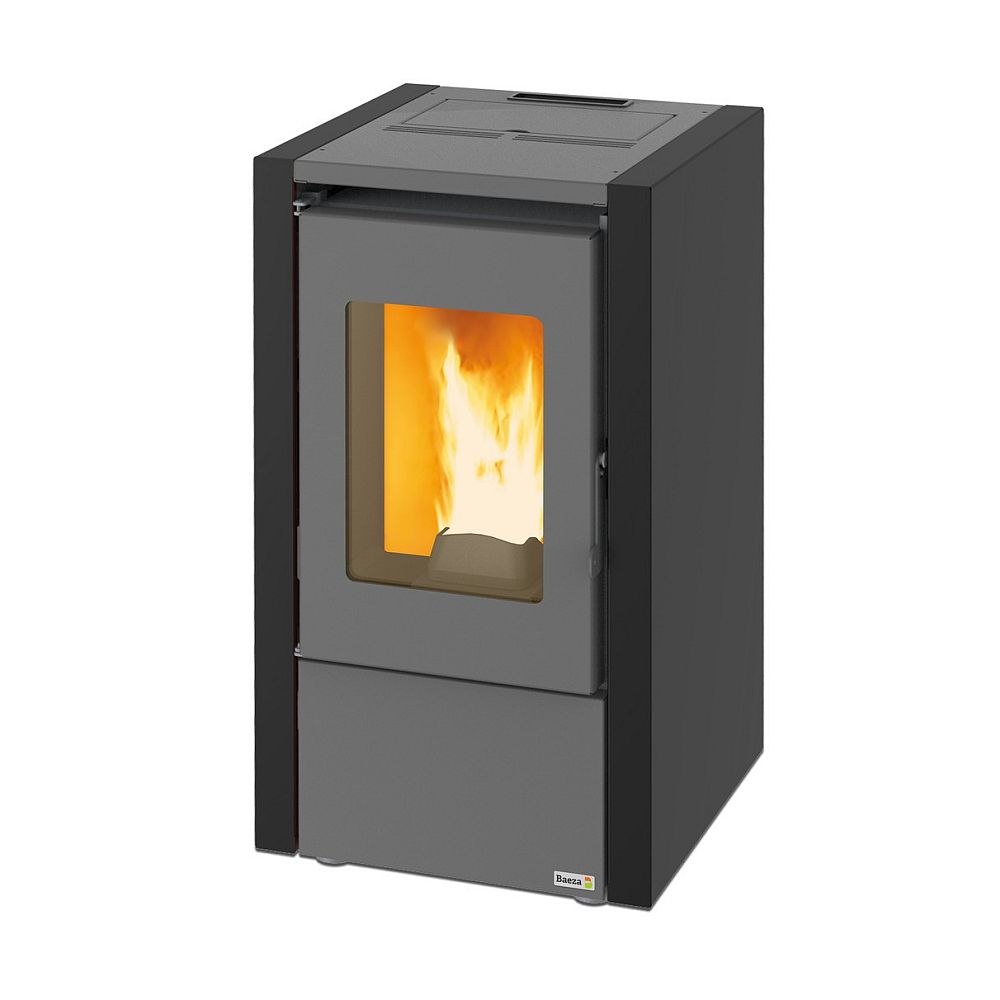 ESTUFA DE PELLET BAEZA TERRA BASIC 6,4KW - COLOR NEGRO