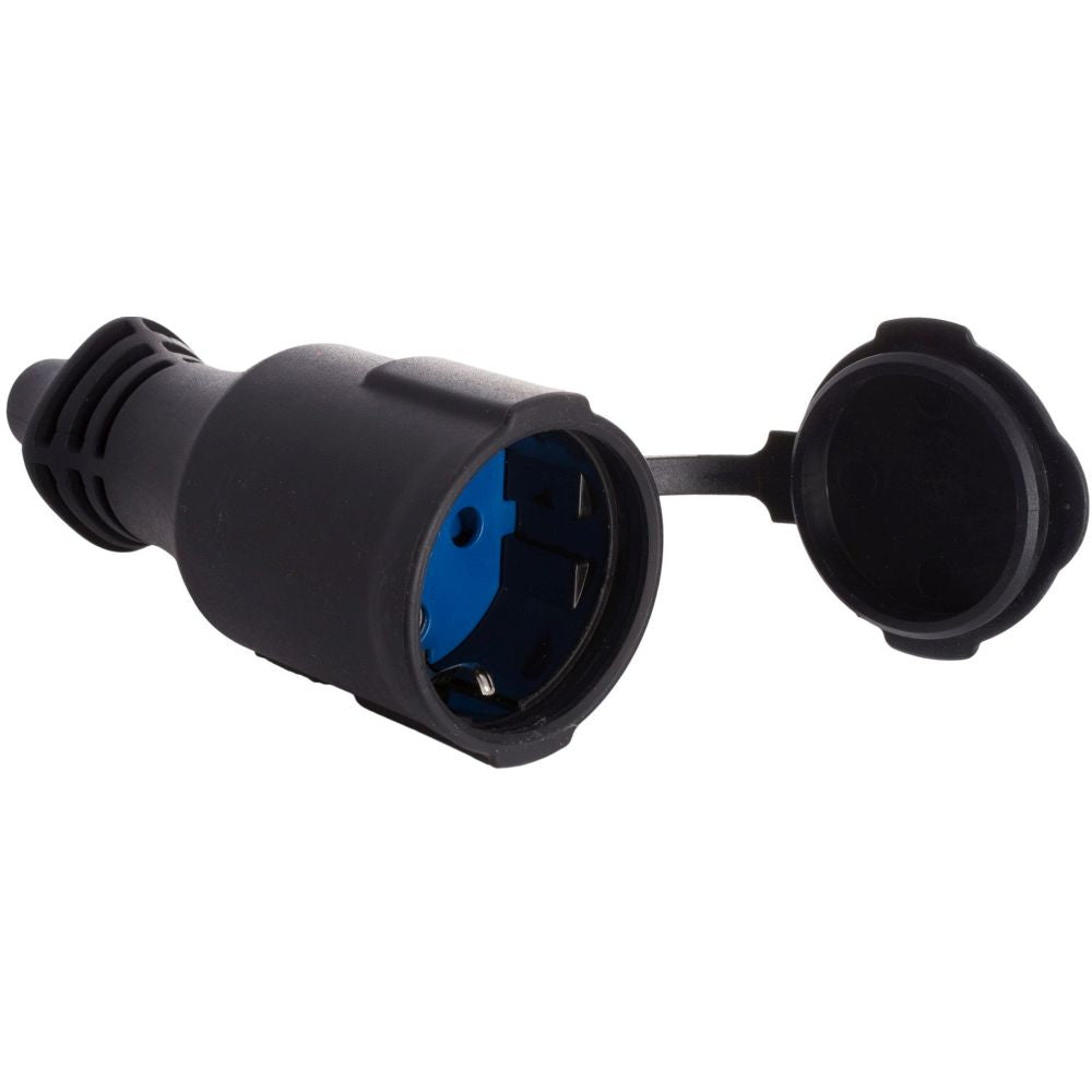 BASE GOMA NEGRA 16A, 230V