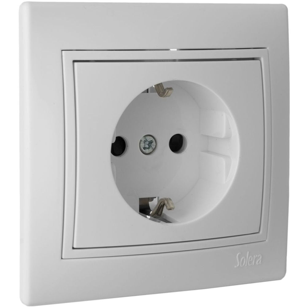 ENCHUFE SCHUKO BLANCO SERIE EUROPA