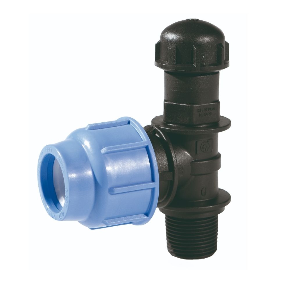 TOMA EN CARGA DE PP CONEXIÓN ROSCA 1" SALIDA PE D. 25