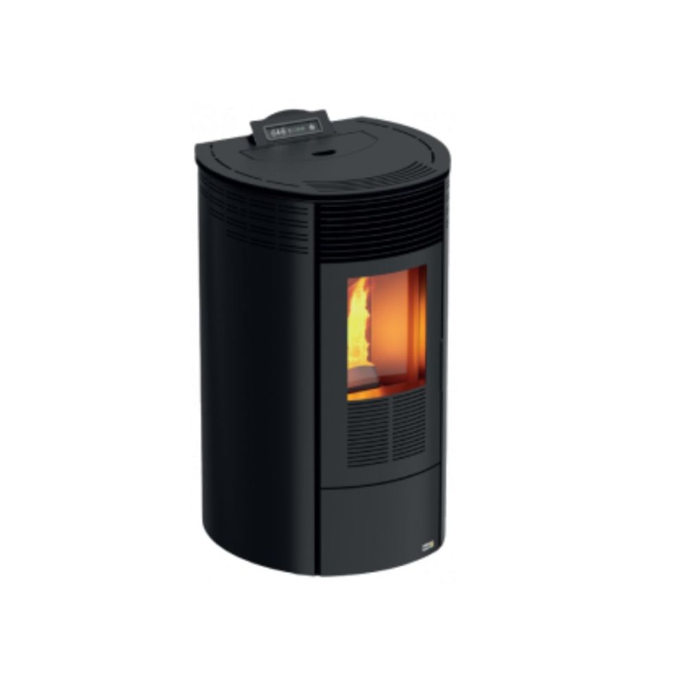 ESTUFA BAEZA REDONDA BLACK 7KW NEGRO