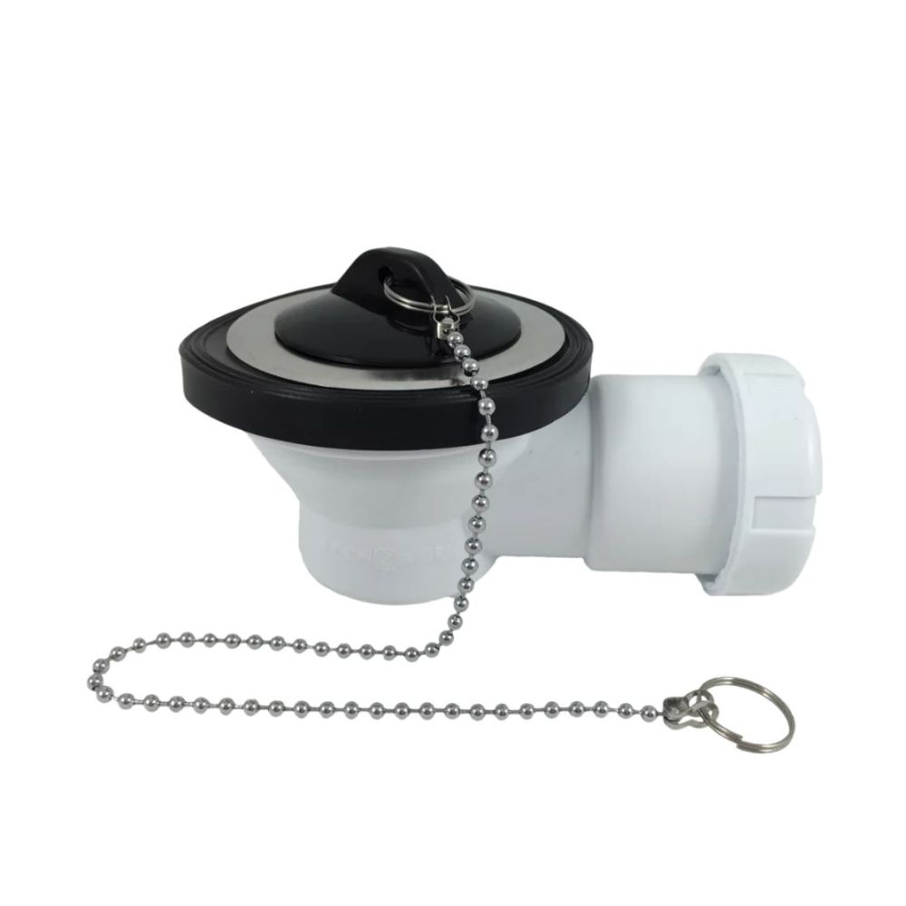 VÁLVULA PP D.70 TUBO DE LAVATÓRIO/PIA COM ECONOMIA DE ESPAÇO D.40T361