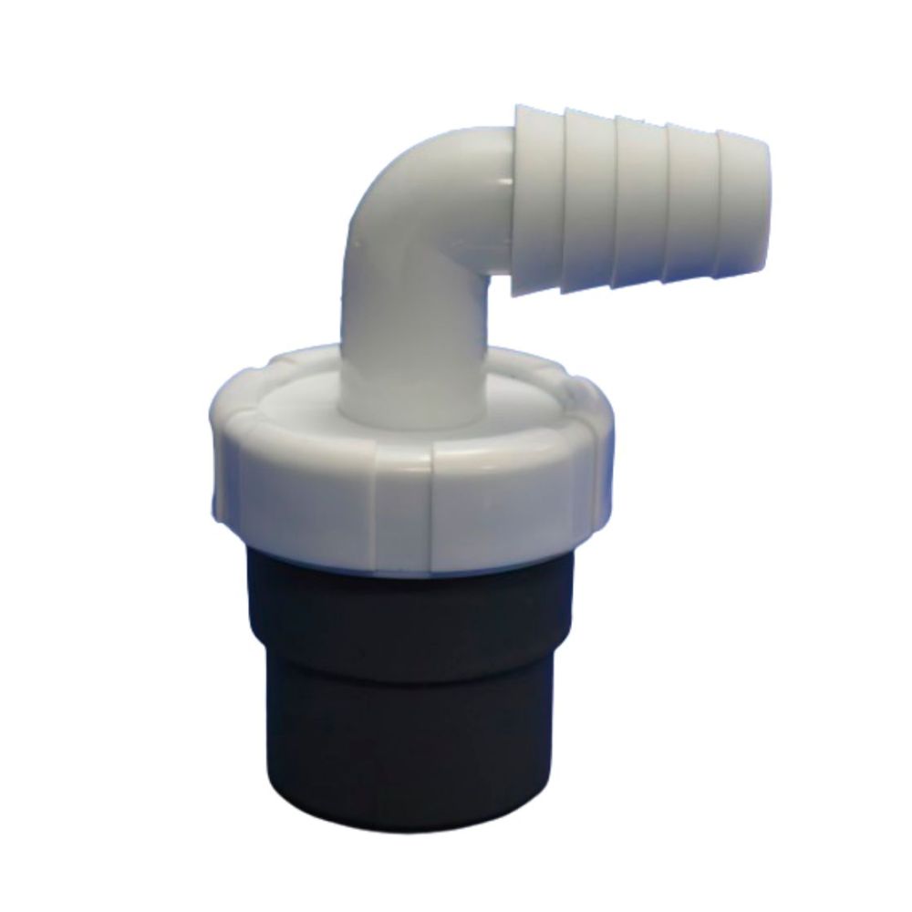 ADAPTADOR MACHO A PVC D.40 HEMBRA C/TOMA LAVADORA T210