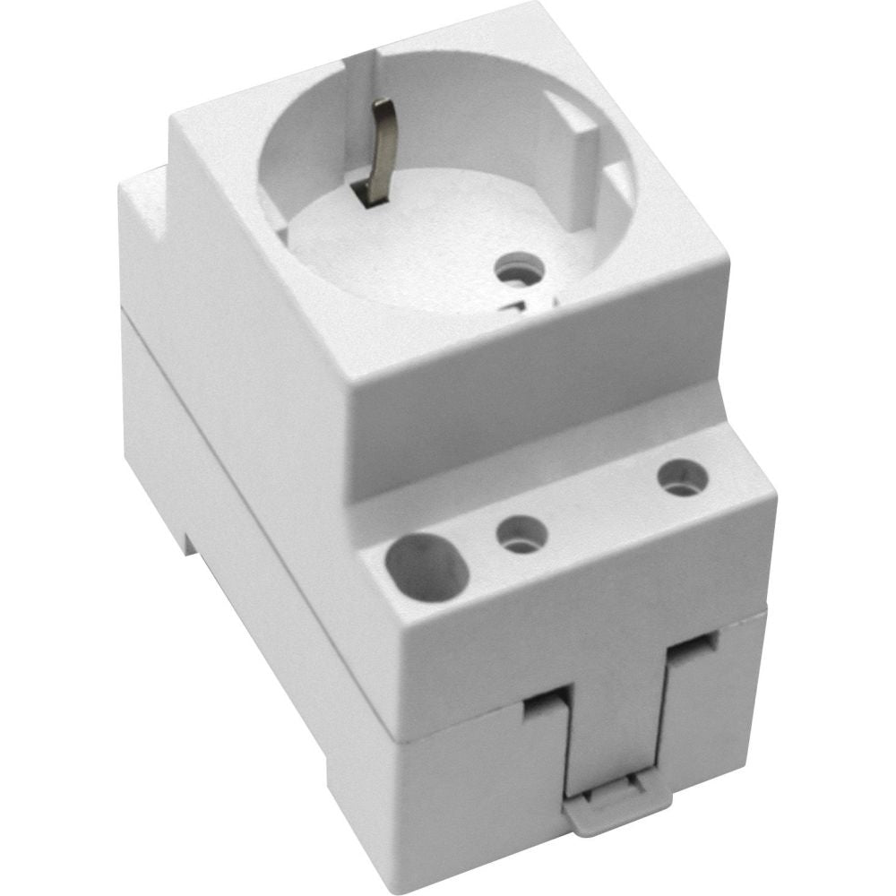 BASE ENCHUFE MOD.PERFIL DIN 16A BCO