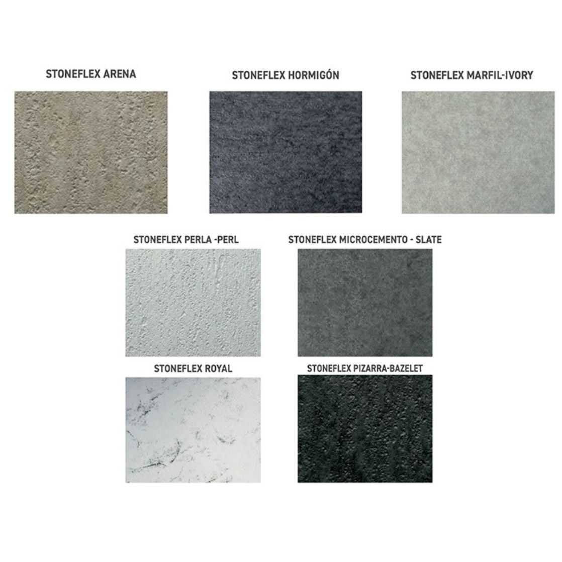 LÁMINA STONE FLEX ROYAL ROLLO 25M X1,65 M