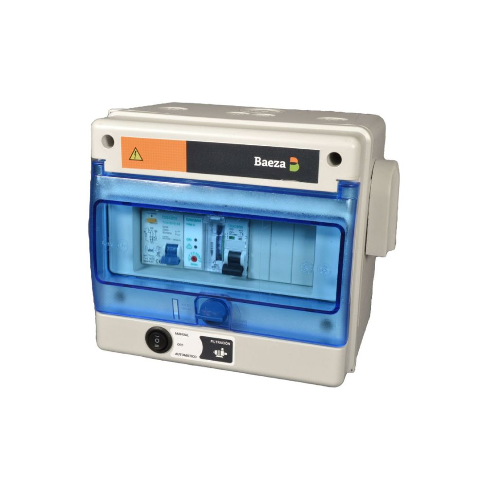 CUADRO BASIC MONOFÁSICO 0-14 A + DIFERENCIAL+TRANFO 150 W