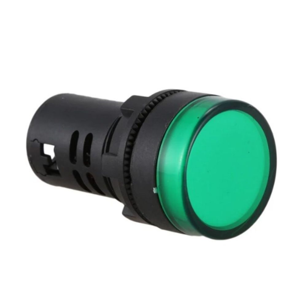 INDICADOR LED SENCILLO VERDE 230V