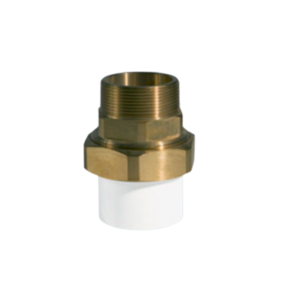 TERMINAL C PVC DN 50X2 RM LATON DESONTABLE PN 25