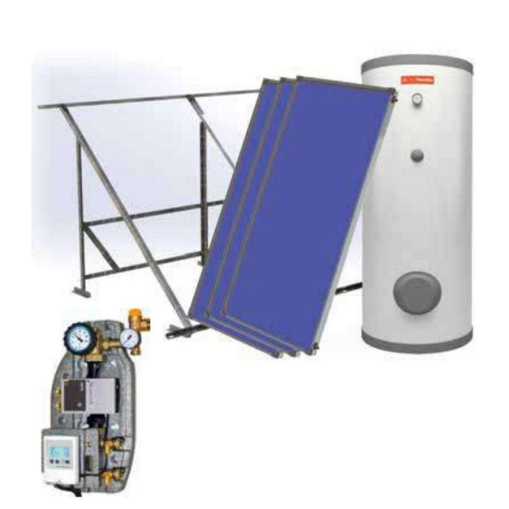 PAINEL DE SISTEMA SOLAR FORÇADO THERMIKO FSA 500/7.5 2,5M2