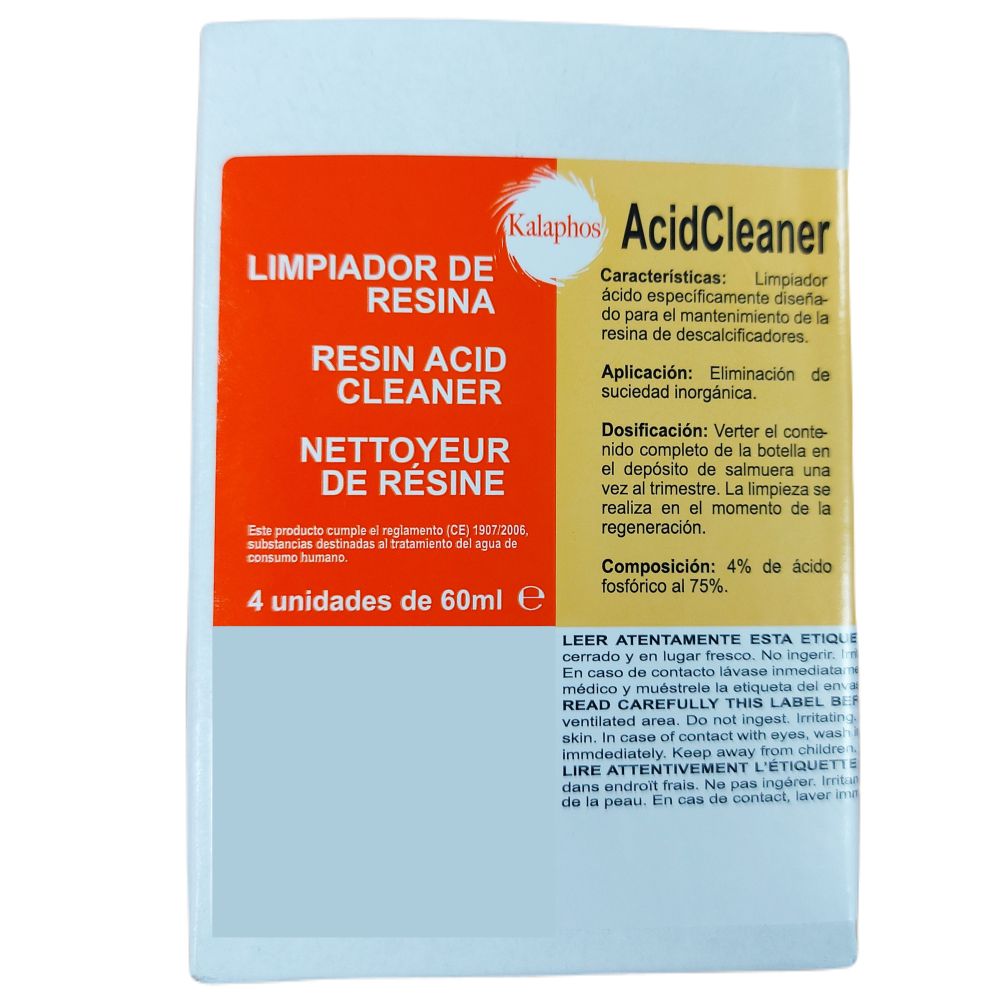 LIMPADOR DE RESINA DE LIMPEZA ÁCIDA (4 X 60ML)