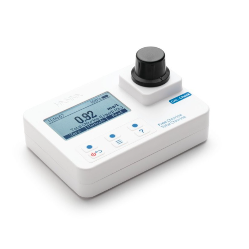 FOTOMETRO CLORO LIBRE Y TOTAL 0-5 PPM HI97711