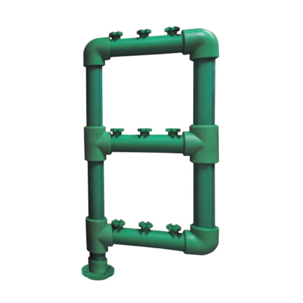 BATERÍA CONTADORES PPR VERDE D.75 2FILAS-8 SUMINISTROS