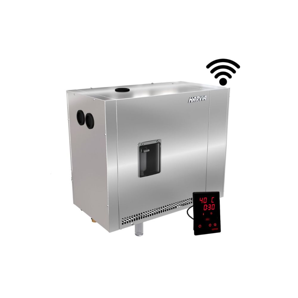 CONJUNTO GENERADOR DE VAPOR HARVIA HGD110XW WIFI+ELECTRO.VAC