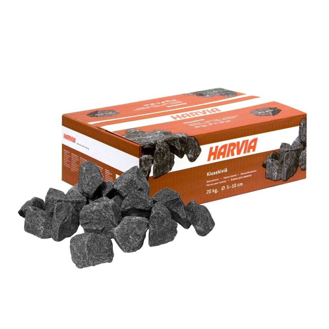 CAJA DE PIEDRAS SAUNA 5-10 CM HARVIA 20 KG AC3000