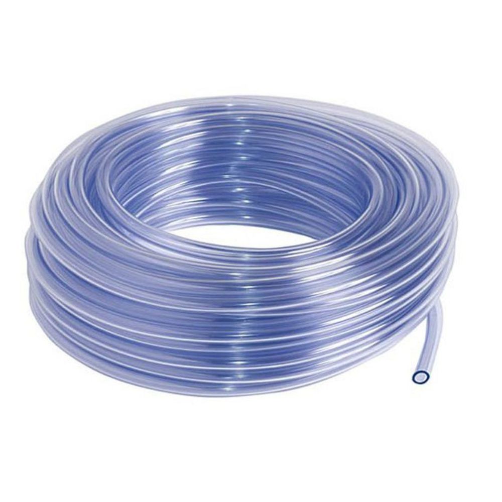 TUBO DESAGUE FLEXIBLE TRANSPARENTE 6-9MM ROLLO 25M