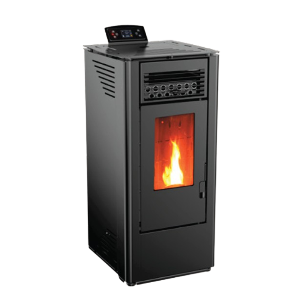 ESTUFA DE PELLET KING 10KW NEGRO