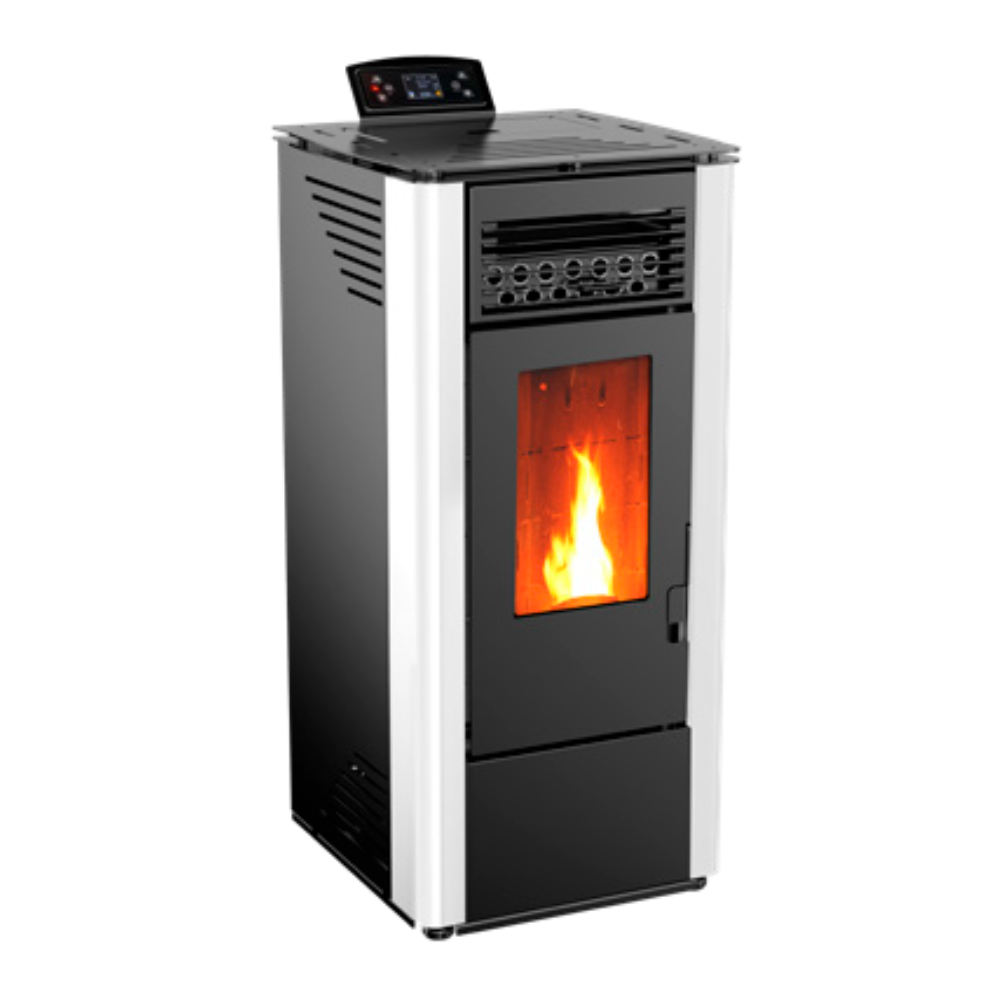 ESTUFA DE PELLET KING 10KW BLANCO