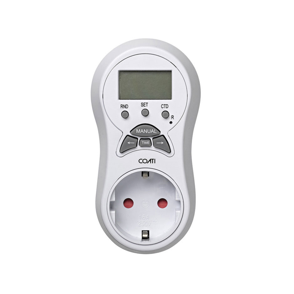 MINI PROGRAMADOR DIGITAL BLANCO 16A 230V/50Hz