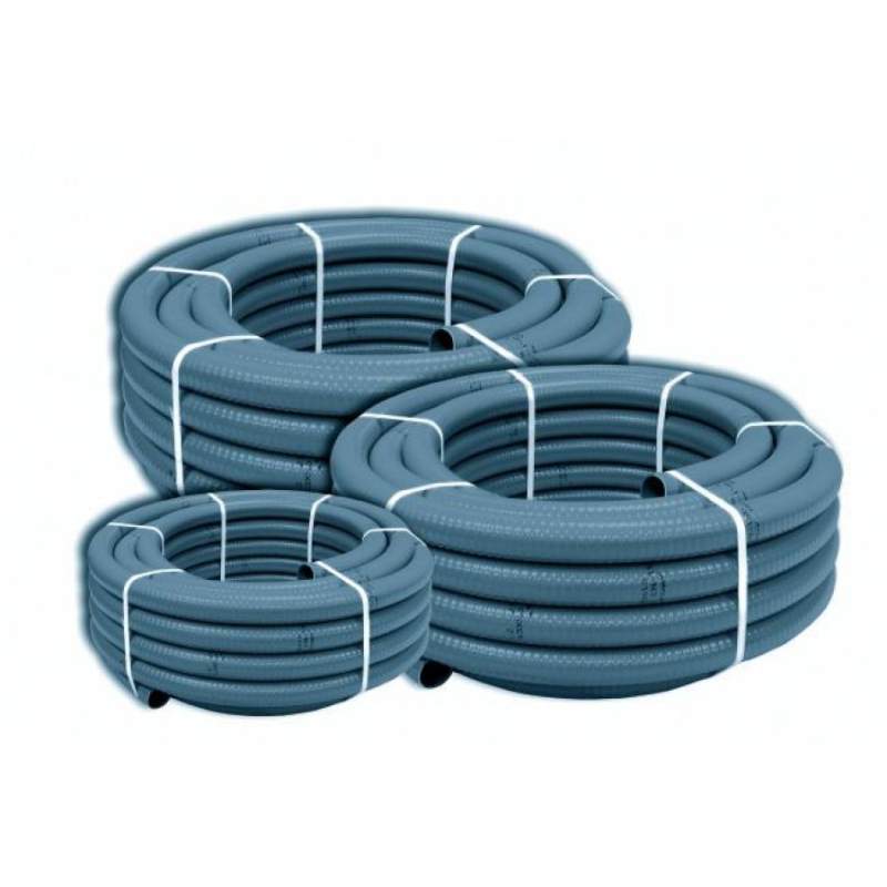 ML.TUBO PVC FLEXIBLE D. 63X55 GRIS