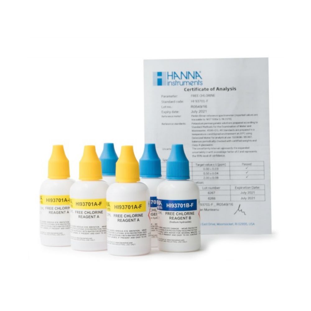 REACTIVO CLORO LIBRE LIQ HI93701F