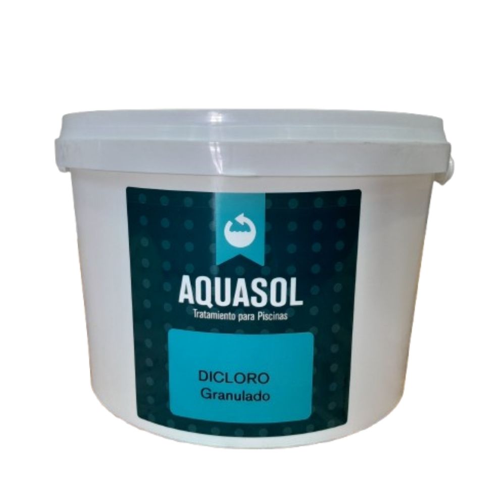 AQUASOL BOTE 2000-D 5KG. - ( CLORO CHOQUE GRANULADO AL 55%)