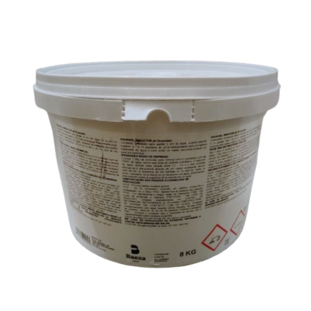 AQUASOL REDUCTOR PH GRANULADO ENVASE 8KG. composición